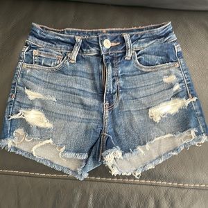 High rise shortie shorts American Eagle
